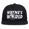 WAYNE'S WORLD Black Baseball Cap Fashion Style Embroidery Snapback hat men women hip hop Sport Hats Outdoor sun Caps