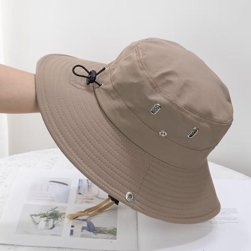 Outdoor-Sonnenschutzkappe mit breiter Krempe für Sommer, Strand, Angeln und Reisen