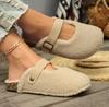 Fashion Luxury Woman Woolen Fur Flats Warm Plush Shoes Women Candy Color Fur Loafers Ballerina Furry Moccasins Cozy Lambswool Flats