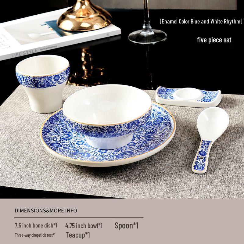 Jingqingfu Chinese Ceramic Tableware Set