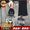 Hong Kong style dad shoes summer sense mesh casual thick sole heightening sports shoes