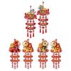 Traditional Chinese New Year Pendant Tassel Wall Decor Prosperity Hanging Sign for Office Front Door Celebration