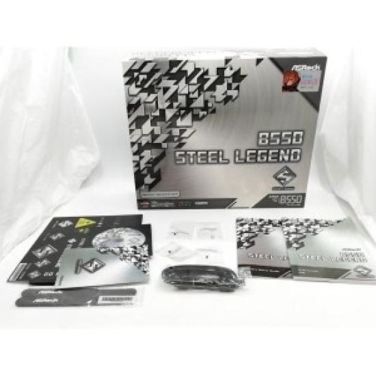 

USED ASRock B550 Steel Legend ATX Motherboard (AM4, 2.5Gb LAN, B550 Chipset) чорний
