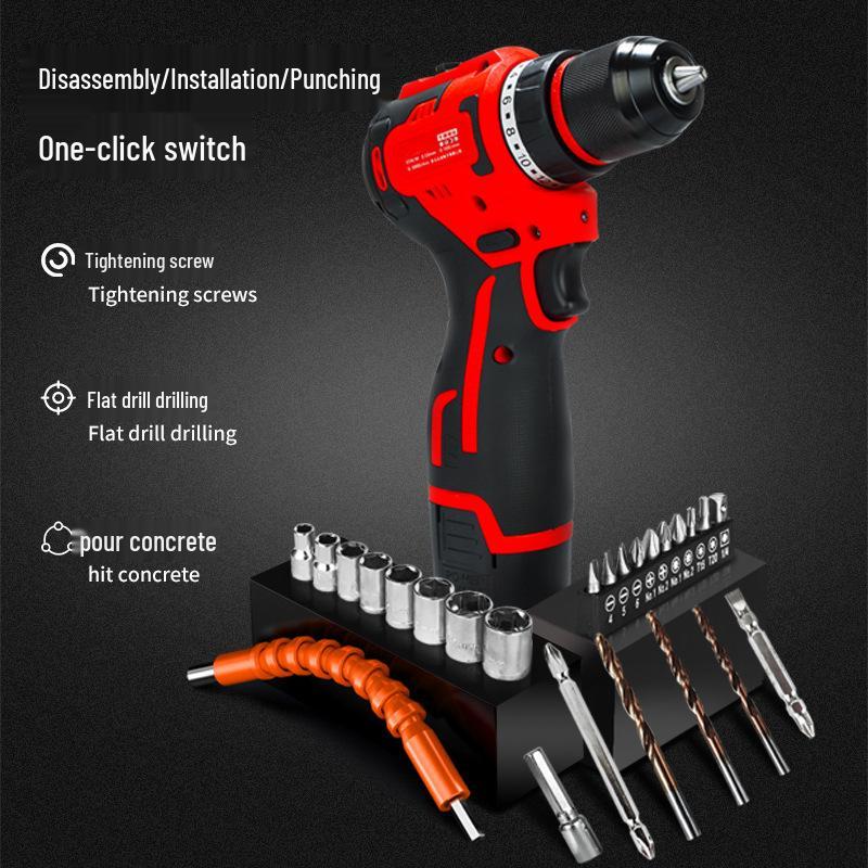 16.8V High Power Brushless Electric Screwdriver with 10mm Metal Ratchet