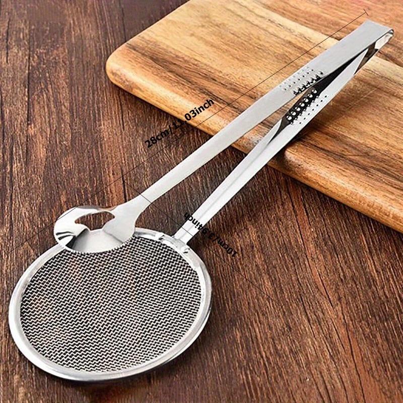 Stainless Steel Fried Food Filter Clip Cooking Useful Things for Kitchen Gadgets Kitchenware Tools Utensils Item Supplies
