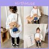 Bear Clothes Wear Shape Plush Single Shoulder Crossbody Bag Animal Fashion Gift