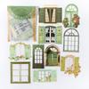 10Pcs Window Frame Stickers Decorative Stickers For Scrapbooking Supplies Junk Journal Kit Album Planner Diy Craft Embellishment