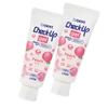 [Set of 2] Check Up Gel Peach 60g Softgel | Fluoride, Bedtime Oral Care, Non-Abrasive, For Ages 6-14, Original Logo Packaging