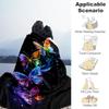 1pc Butterflies, Rainbow Flannel Blanket, Comfortable and Warm Blanket, for Camping Sofa Bed and Couch Office046