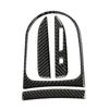 For Ford Mustang 2015-2020 Car Carbon Fiber Look Gear Shift Panel Cover Trim Decals Sticker Auto Interior Stickers Accessories