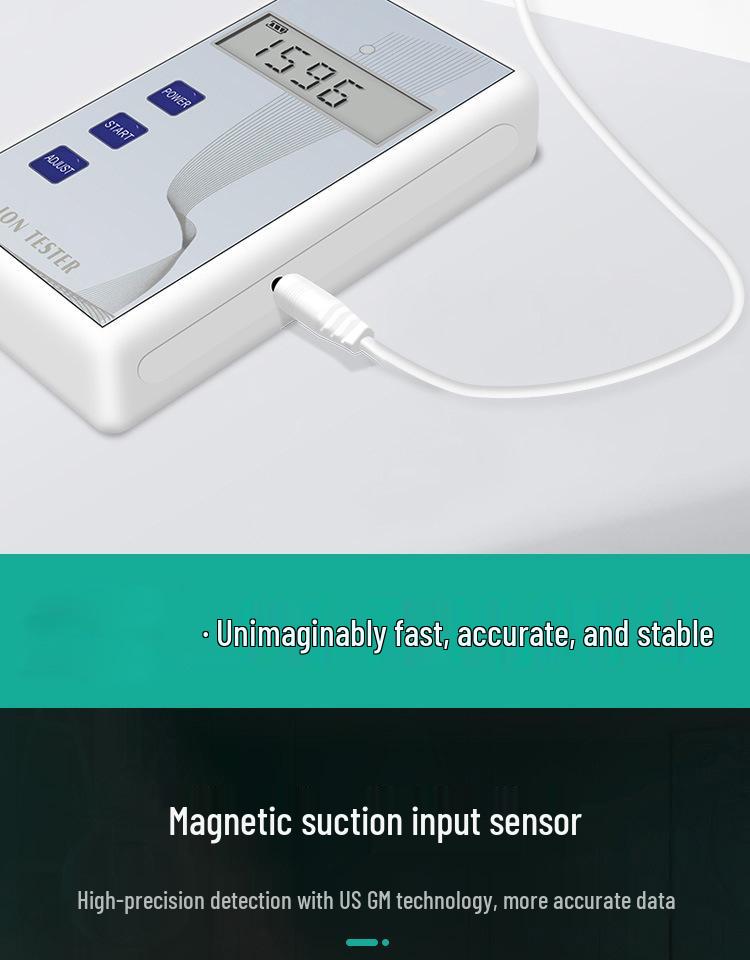 Portable Handheld Solid-State Negative Ion Detector Tester
