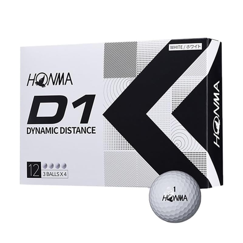 

[OKN] Мяч для гольфа Honma D1 D-1 BT2201 двухкомпонентный мягкий иономерный дальность полета дальность мяч для гольфа 1 дюжина 12 мячей экономичный Honma HONMABT2201Honma