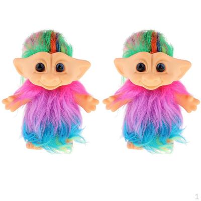 2Pcs Delicate Mini Action Figures Toy Cake Decoration