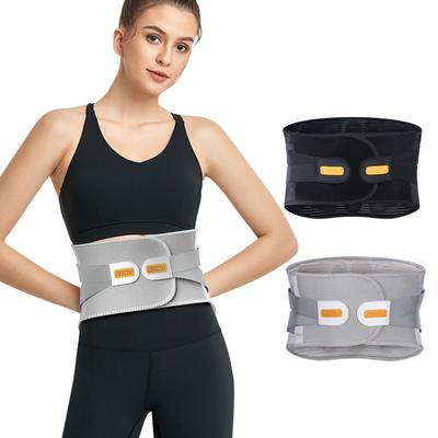 Professional Waist Support Belt with 5 Memory Steel Plates Adjustable Breathable for Work Running Fitness Free 5 Resin Strips