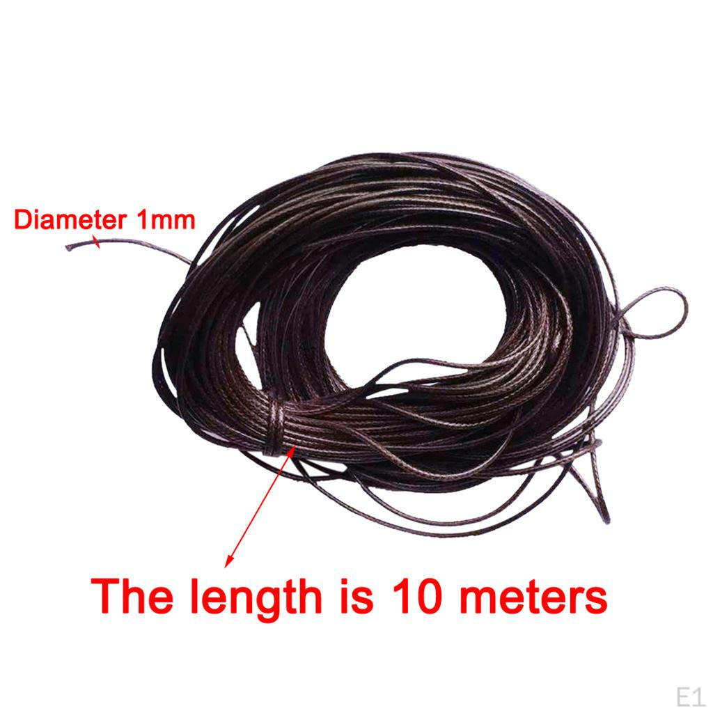 10 Meter gewachste Nylonschnur, Seil für DIY-Armbänder, Schmuckherstellung, Basteln –