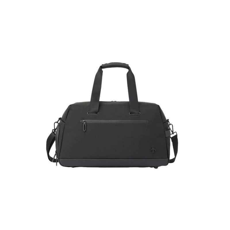 New DESCENTE Move Pack Twill PU Shoulder Bag, Crossbody Bag, Handbag Men's Charcoal Gray/Black D5331WTB01