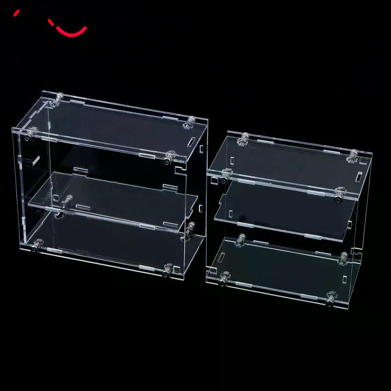 1/64 Model Cars Acrylic Display Case Fit For Mini Size MiniGT Tomica Assembled Dust Proof Box Cabinet Toy Vehicles
