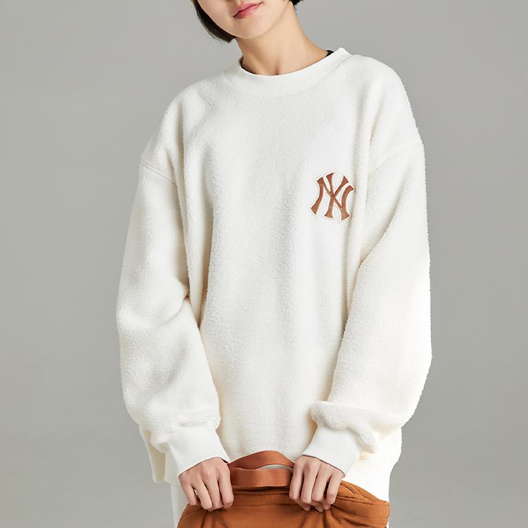 New MLB New York Yankees Sweatshirts Unisex White 3AMTB0726-50CRS