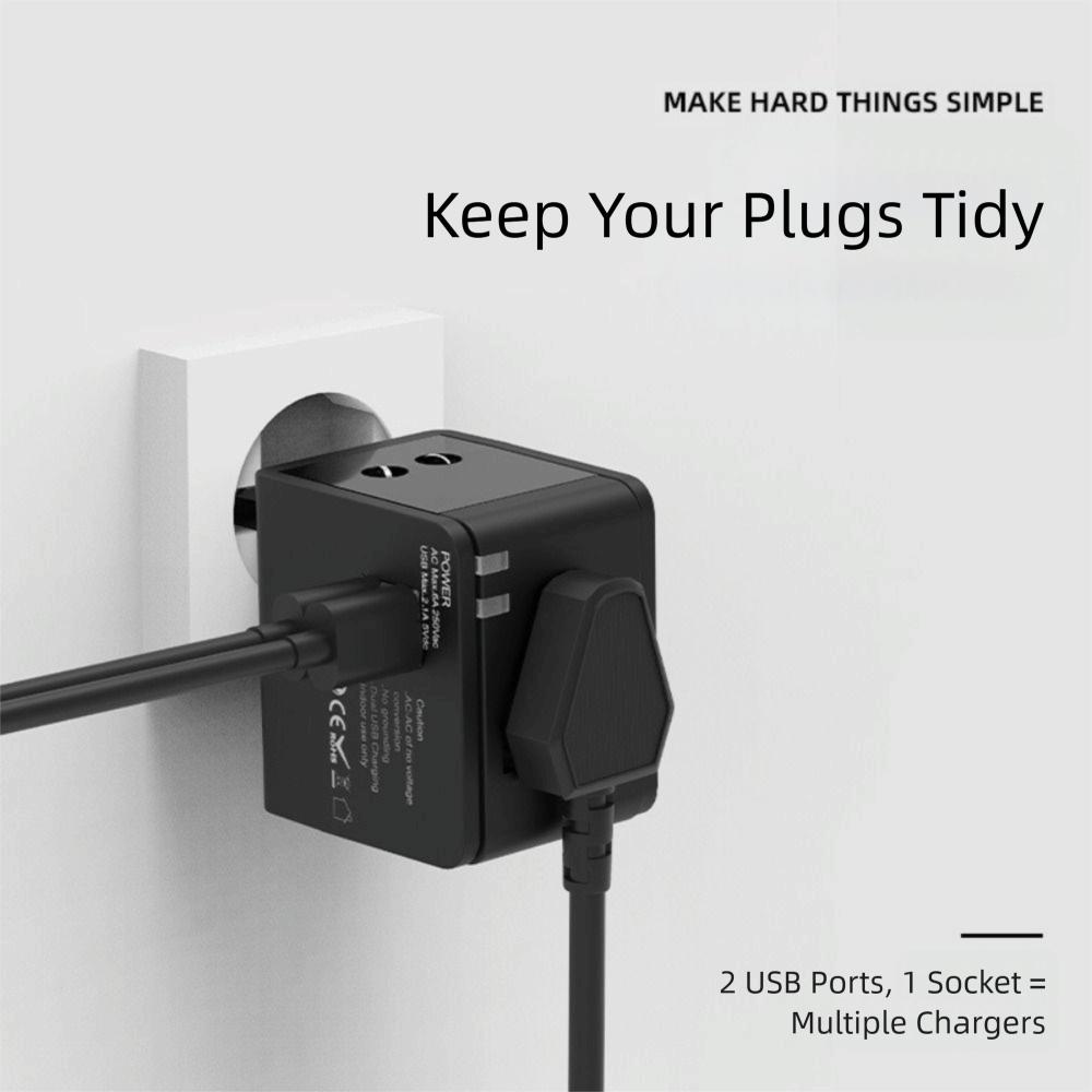Universal Euro Travel Adapter All-in-One Power Electric Socket New US EU UK AU Plugs