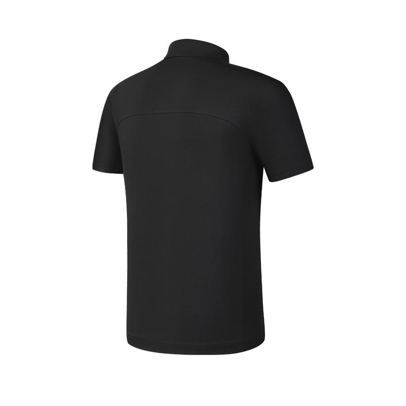 New FILA Polo Shirts Men's Pitch Black A11M435144FBK
