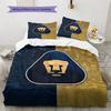 Pumas Football Team  Pattern Bedding Quilt Set  Home Decoration  Gift (1 * duvet cover + 2 * pillowcase  without core)