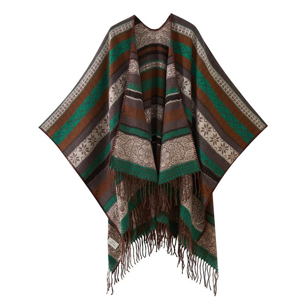 Ethnischer Stil Schal Kopftuch Sonnenschutz Temperament Strickjacke Für Frauen Dame Mädchen