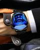 Men's Trendy Motorcycle Concept Watch with Black Technology