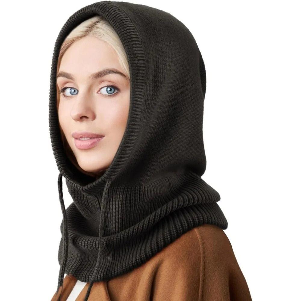 Windproof Balaclava Hat Warm Insulation One-piece Neck Collar  for Winter Outdoor Activities