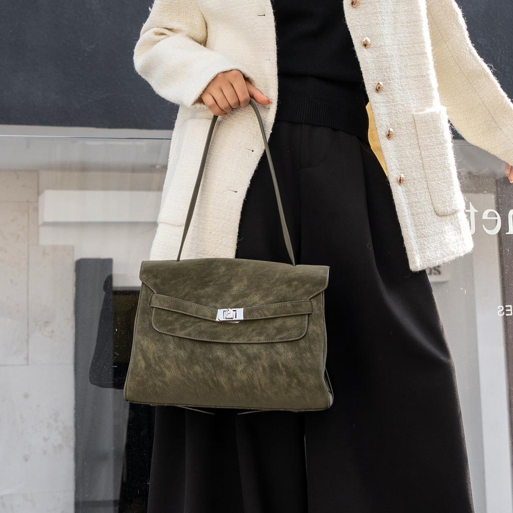Borsa Tote Kelli 2025 nuova da donna a grande capacità per l'uso quotidiano, versatile, da sotto braccio, crossbody, a spalla, borsa da abbracciare
