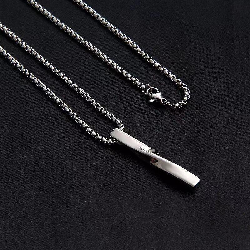 Spiraal Lange Strook Unisex Ketting - Trendy, Eenvoudig, Veelzijdige Truiketting