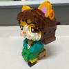 LOZ 8904 Animal World Mona Lisa Cat Sit Lady Pet Doll Chair 3D Model Mini Diamond Blocks Bricks Building Toy for Children No Box