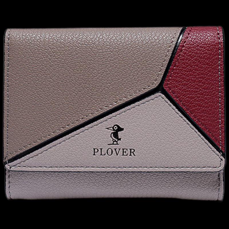 Женский кожаный трехскладный кошелек Plover
