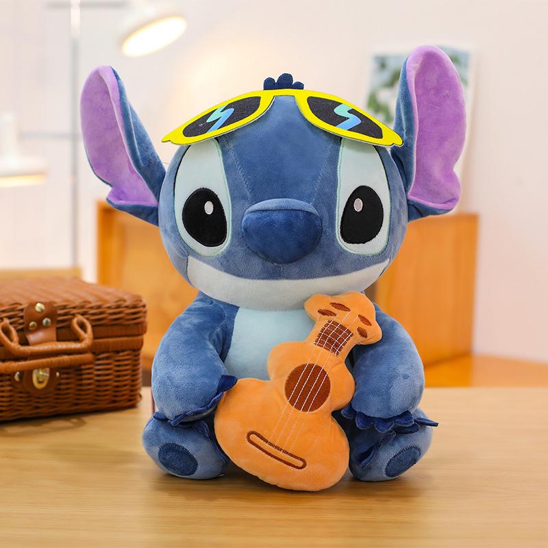 Плюшевая игрушка Стич с гитарой - Новая музыкальная серия 25cm (0.2kg)