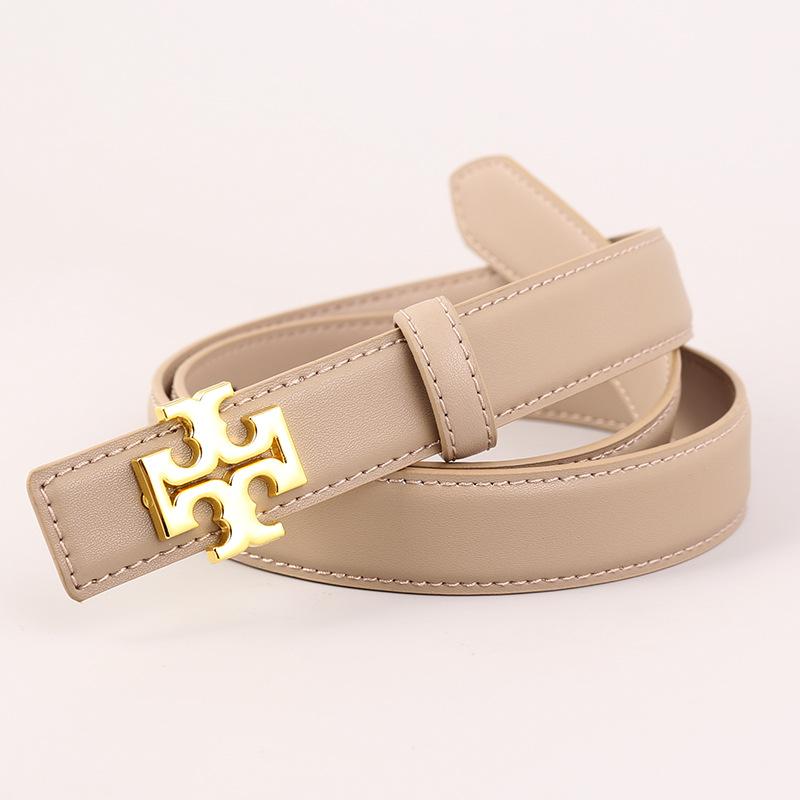 

Новий ремінь з коров ячої шкіри, жіночий універсальний ремінь TB в тому ж стилі, жіноча прикраса з джинсами, сукнею 100cm хакі