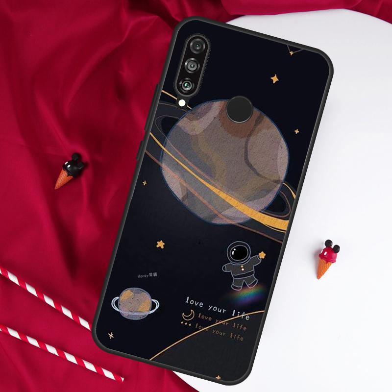 

Чехол Космонавт Космический корабль Для Huawei Nova 12s 11i 12i 7i 8i Y73 Y70 Y90 Y60 Y72 Y61 Y91 9 10 SE P30 Pro P40 Lite Huawei Nova 12i