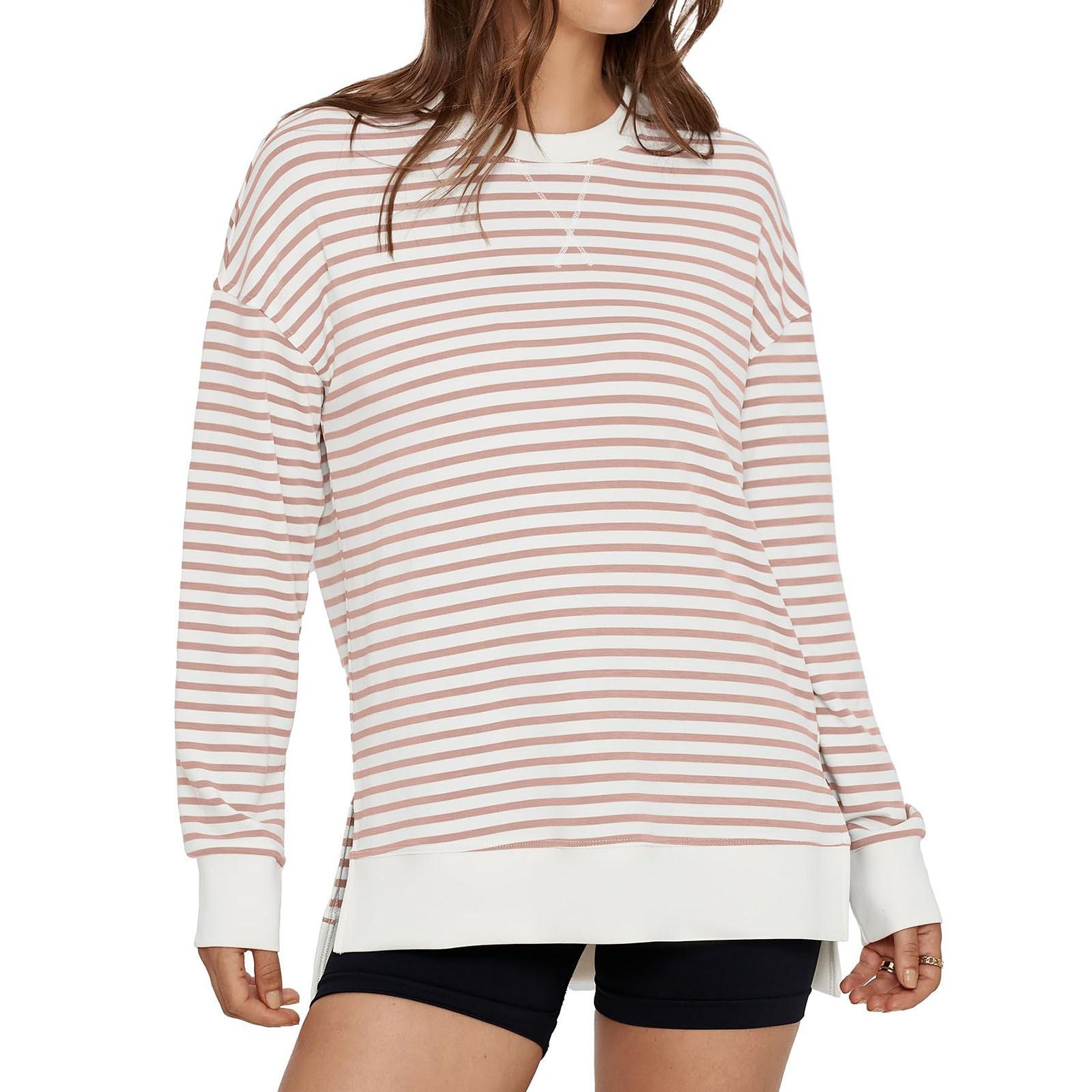 

Женские толстовки большого размера, флисовые толстовки, свитера с длинными рукавами, пуловер, осенняя одежда XS розовый