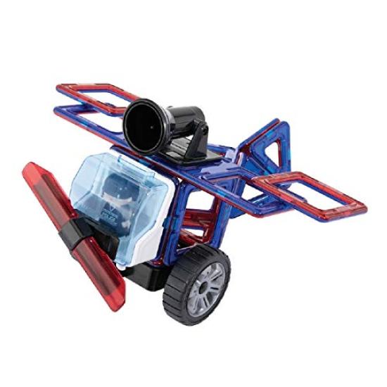 Bornelund MAGFORMERS Police & Rescue Set [26 Pieces] Around 3 Years Old MF717001