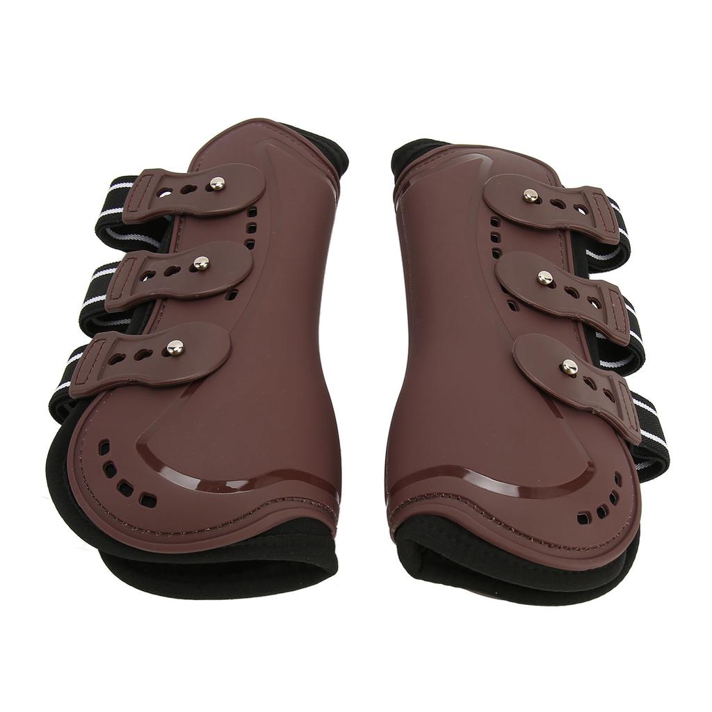 Horse Front Leg Boots Breathable Impact Resistant Prevent Slip Horse Leg Guard for Training Jumping