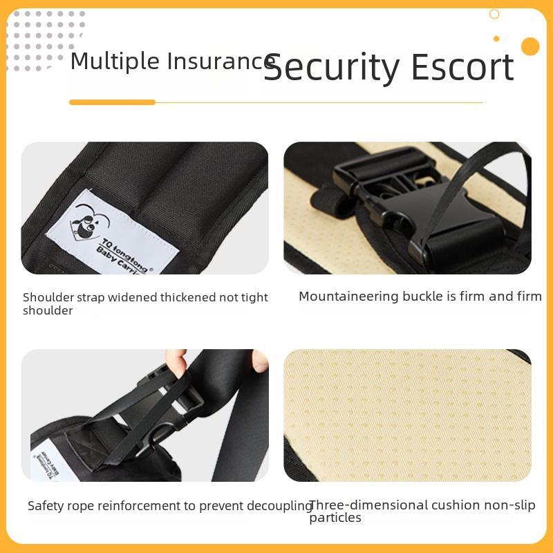 Foldable Baby Waist Stool: Lightweight, Breathable, Single-Shoulder Strap for On-the-Go