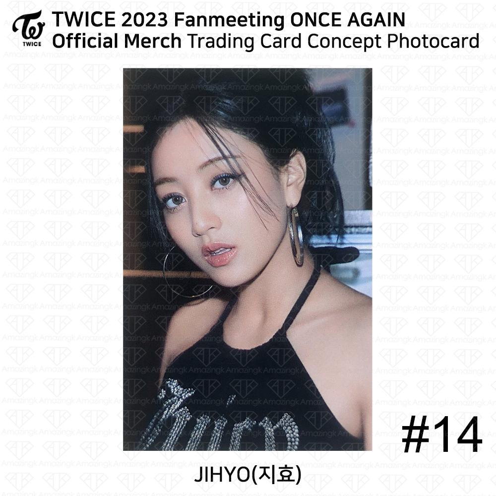 

TWICE 8-летие ONCE AGAIN Фан-встреча Всплывающая карточка с коллекционной карточкой MD Jihyo - #14