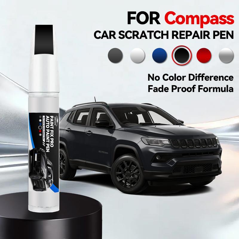

Для Jeep Compass Автомобільний Олівець для Ремонту Фарби Зафарбовування Подряпин DIY Автоаксесуари Білий 296 Чорний 848 Червоний JRM Сріблястий Синій SB8