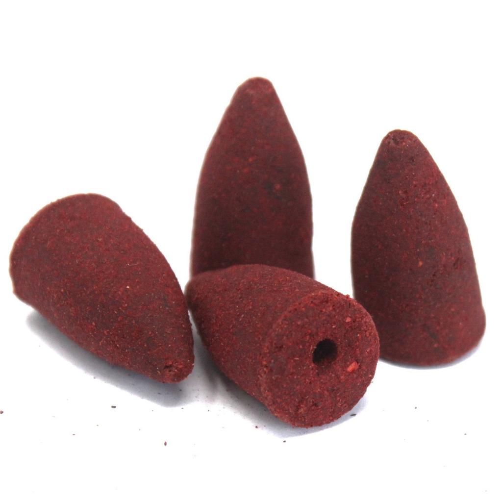 Backflow Incense Cones Rose 10 Pack Aromatica