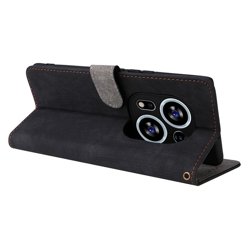 For TECNO Phantom X2 5G/X2 Pro 5G RFID Blocking Phone Case Folio Flip Leather Wallet Stand Cover with Strap
