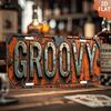 2D Flat, 1pc Retro Metal Aluminum Wall Sign 6x12 Inch - Vintage Rustic Decor with Metallic Finish
