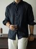 Men's Italian Linen Lightweight Long-Sleeve Shirt - Spring 2026 Casual, Old Money Style.