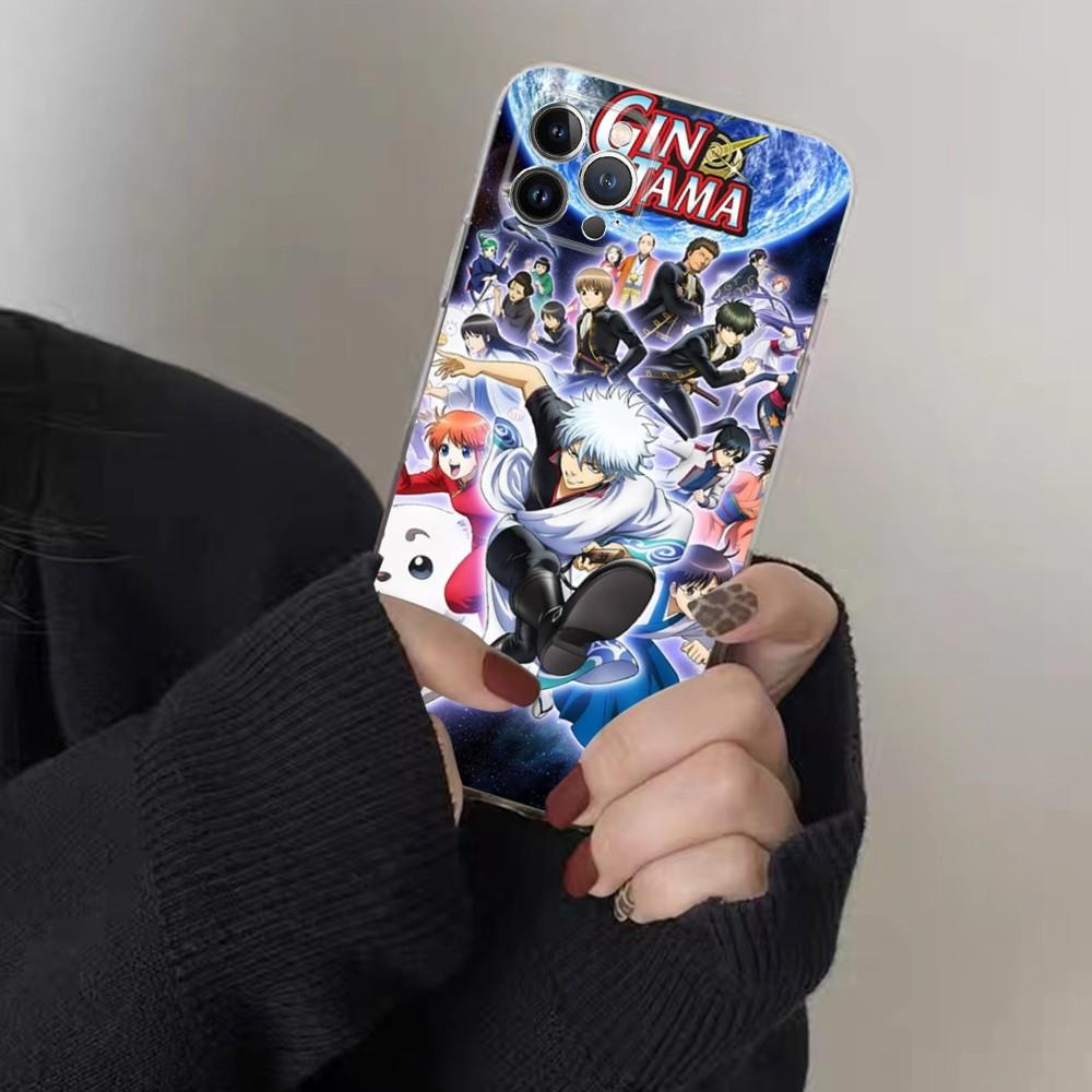 Animation G-Gintama Phone Case For IPhone 16 15 8 7 6 6S Plus X SE XR XS 14 11 12 13 Mini Pro Max Mobile Case