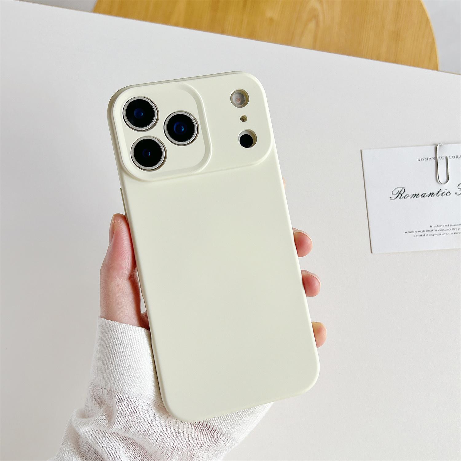 

For iPhone 17 Pro Case Minimalist Solid Color Anti-scratch TPU Phone Cover with Soft Lining
