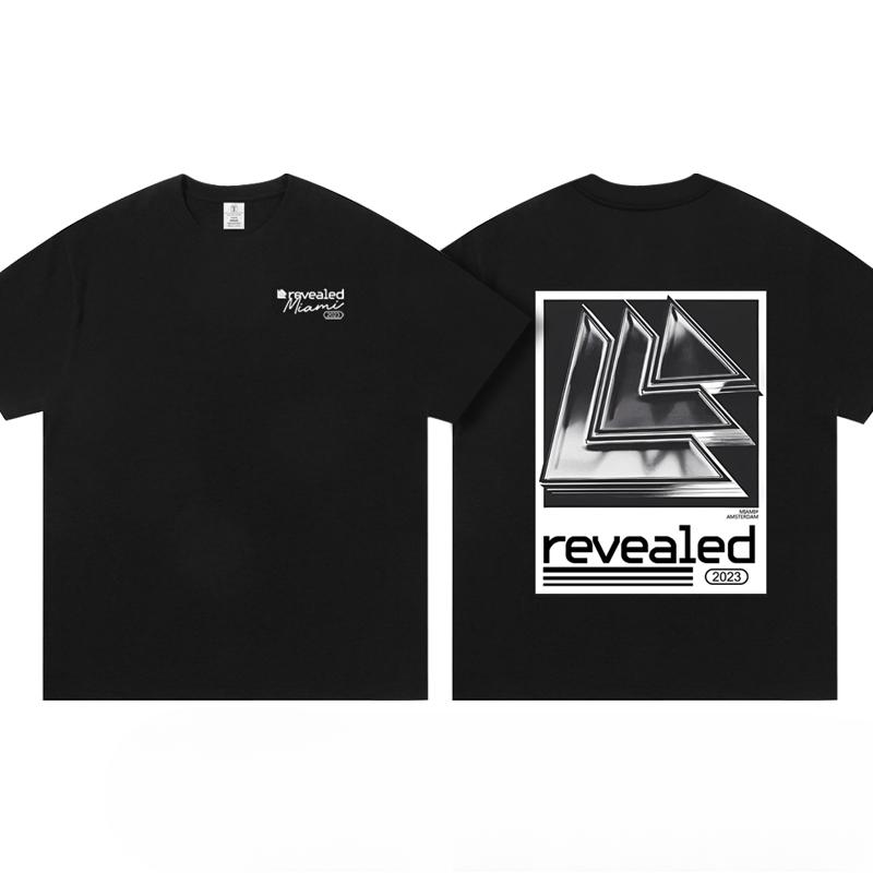 2025 Men's and Women's New Hardwell Cotton Short Sleeve T-shirt Casual Top 100 Dj Around Clothes Electric Sound Revealed Brand