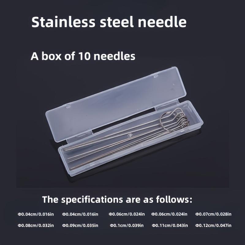 Nozzle Cleaner Gas Welding Brazing Cutting Torch Tip Cleaner 10Pcs Set 0.4mm-1.2mm Guitar Nut Needle Files Nozzle Jet