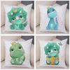 Cartoon Jurassic Dinosaurier Kissen Abdeckung Dekor Niedlichen Tier Kissenbezug Kinderzimmer Sofa Hause Auto